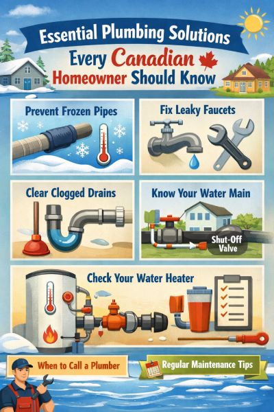 What are Essential Plumbing Solutions Every Canadian Homeowner Should Know
